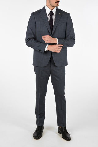 CC COLLECTION side vents mini check 2-button RIGHT suit