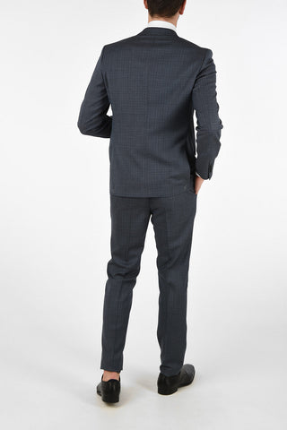 CC COLLECTION side vents mini check 2-button RIGHT suit