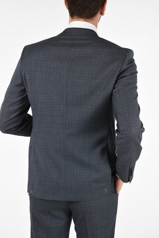 CC COLLECTION side vents mini check 2-button RIGHT suit
