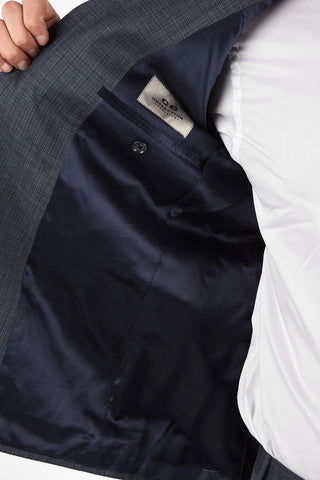 CC COLLECTION side vents mini check 2-button RIGHT suit