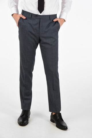 CC COLLECTION side vents mini check 2-button RIGHT suit