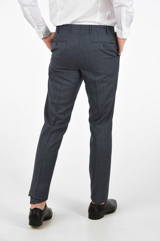 CC COLLECTION side vents mini check 2-button RIGHT suit