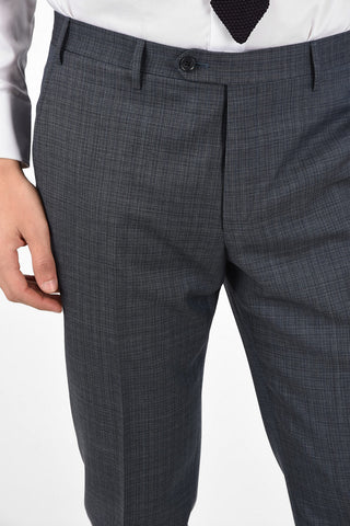 CC COLLECTION side vents mini check 2-button RIGHT suit