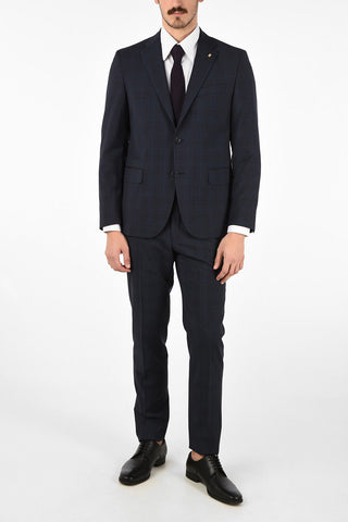 CC COLLECTION side vents district check 2-button RIGHT suit