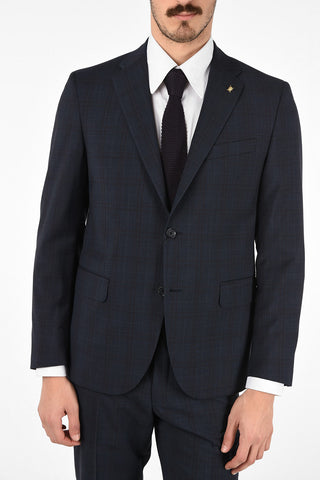 CC COLLECTION side vents district check 2-button RIGHT suit