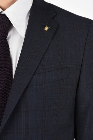 CC COLLECTION side vents district check 2-button RIGHT suit