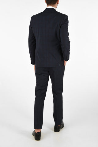 CC COLLECTION side vents district check 2-button RIGHT suit