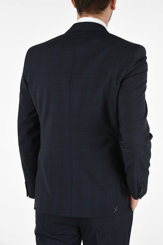 CC COLLECTION side vents district check 2-button RIGHT suit