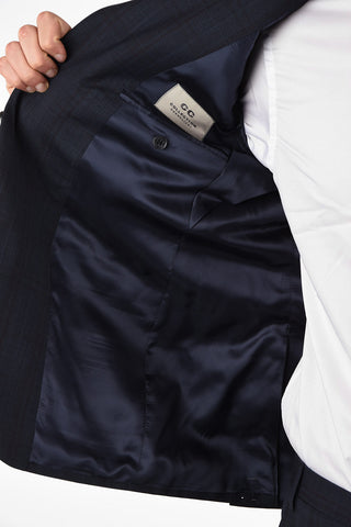 CC COLLECTION side vents district check 2-button RIGHT suit