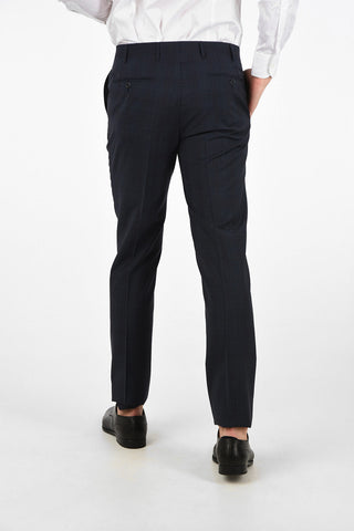 CC COLLECTION side vents district check 2-button RIGHT suit