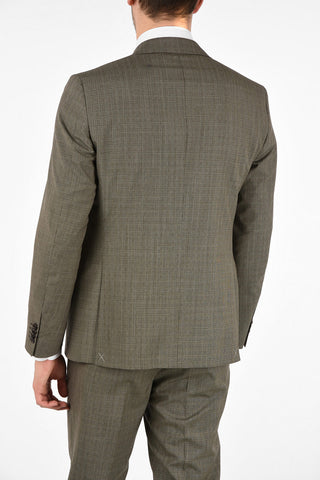 CC COLLECTION side vents district check 2-button RIGHT suit