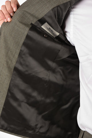 CC COLLECTION side vents district check 2-button RIGHT suit