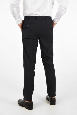 CC COLLECTION side vents pinstriped 2-button RIGHT suit