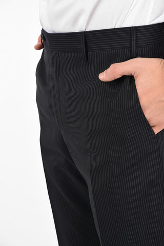 CC COLLECTION side vents pinstriped 2-button RIGHT suit
