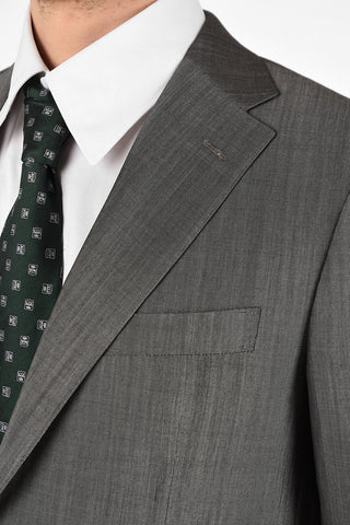 side vents pin check drop 6R 2-button MANTUA suit