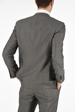 side vents pin check drop 6R 2-button MANTUA suit