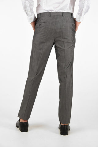 side vents pin check drop 6R 2-button MANTUA suit