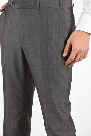 side vents pin check drop 6R 2-button MANTUA suit