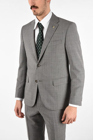 CC COLLECTION side vents mini check 2-button RIGHT suit