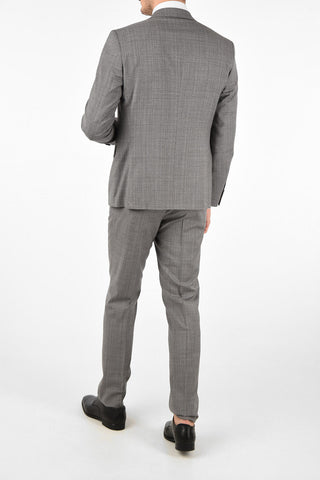 CC COLLECTION side vents mini check 2-button RIGHT suit
