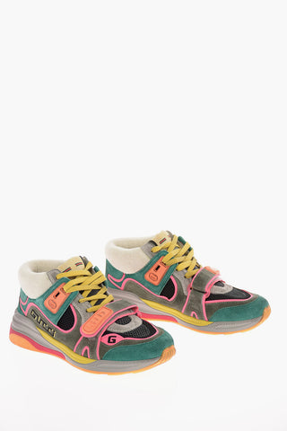 Canvas and Suede Monogram ULTRAPACE Sneakers