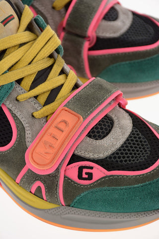 Canvas and Suede Monogram ULTRAPACE Sneakers