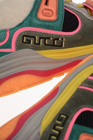 Canvas and Suede Monogram ULTRAPACE Sneakers