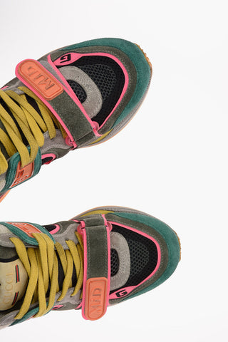Canvas and Suede Monogram ULTRAPACE Sneakers