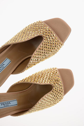 Jewel Mules with Kitten Heel 6 Cm 