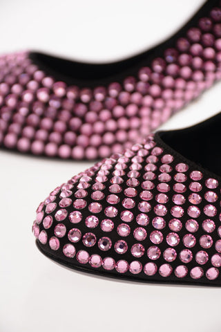 Leather Jewel Pumps 9.5 Cm