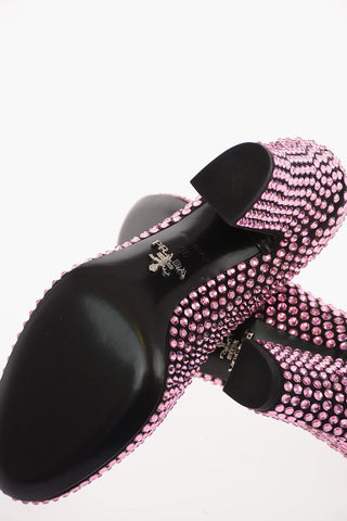 Leather Jewel Pumps 9.5 Cm