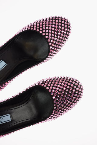 Leather Jewel Pumps 9.5 Cm