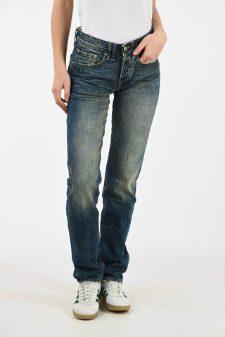 stone washed skinny fit jeans
