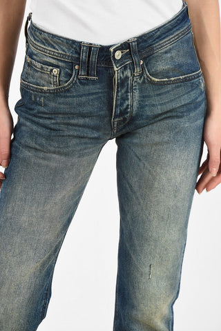 stone washed skinny fit jeans