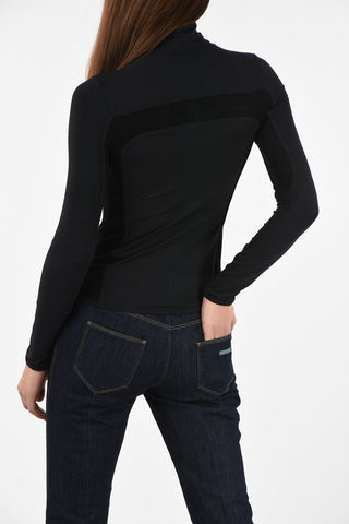 Slim Fit Sweatshirt with Zip Closure