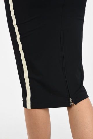 Hal Zip maxi bodycon dress