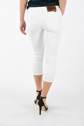 cropped jeans with Ankle Zip