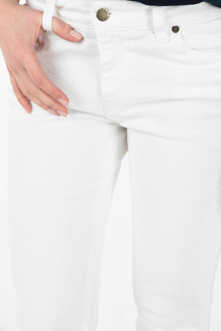 cropped jeans with Ankle Zip