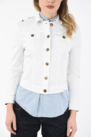 Cropped denim jacket