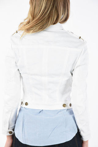Cropped denim jacket