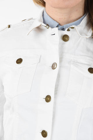Cropped denim jacket