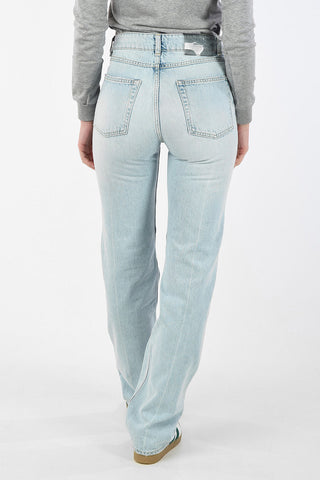 loose fit jeans lavaggio chiaro