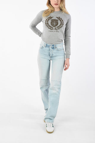 loose fit jeans lavaggio chiaro