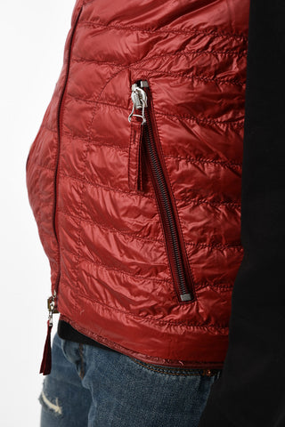 Piumino senza manica CARIO con zip frontale