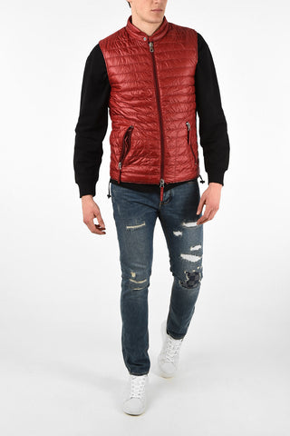 Piumino senza manica CARIO con zip frontale