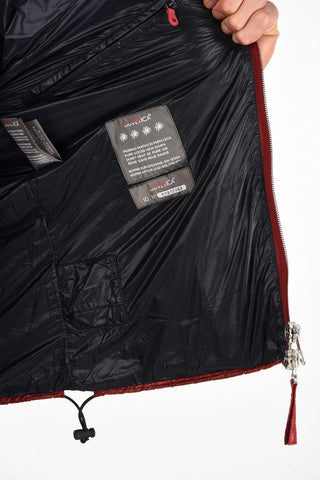 Piumino senza manica CARIO con zip frontale