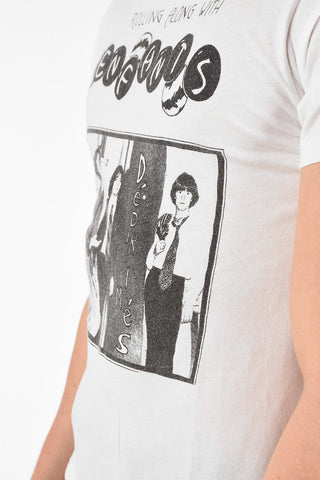 Cotton Printed ROLLING ALONG WITH Crew-Neck T-Shirt