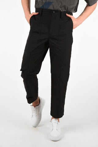 Fabric High Waist Cargo Pants