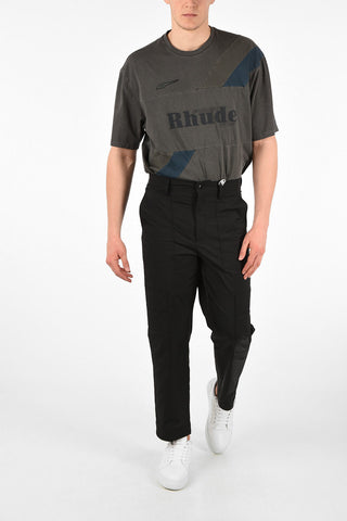 Fabric High Waist Cargo Pants
