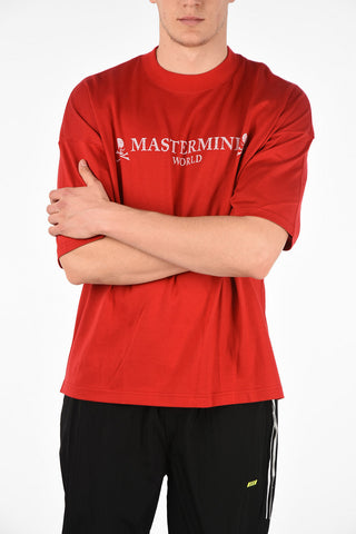 Cotton Printed Oversized Crew-Neck T-Shirt 